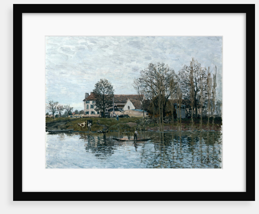 The Seine at Port-Marly, 1875 by Anonymous
