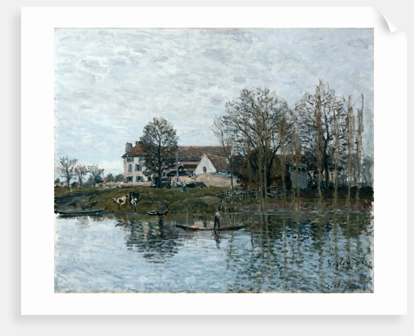 The Seine at Port-Marly, 1875 by Anonymous