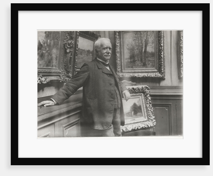 Portrait of Paul Durand-Ruel in his gallery, c. 1910 by Anonymous