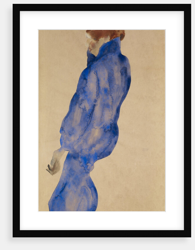 Woman in the blue dress, 1911 by Anonymous