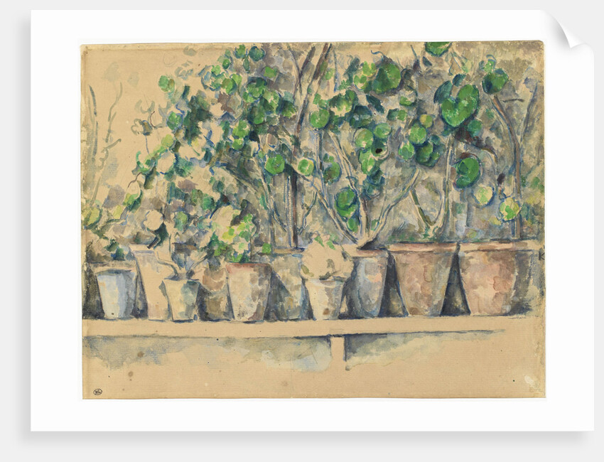 The flower pots, ca 1883-1887 by Anonymous