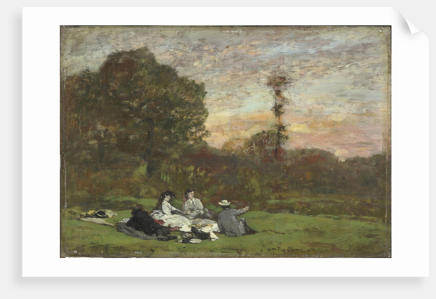 Luncheon on the Grass (Le déjeuner sur lherbe), 1866 by Anonymous