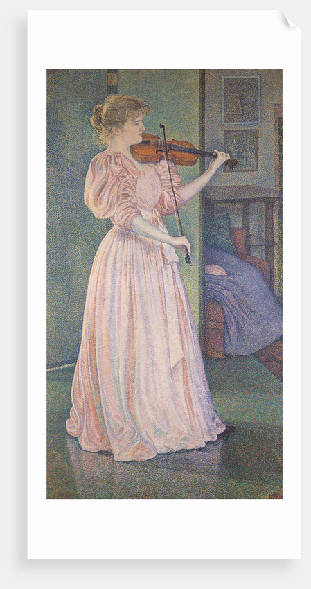 Portrait of the violinist Irma Sèthe, 1894 by Anonymous