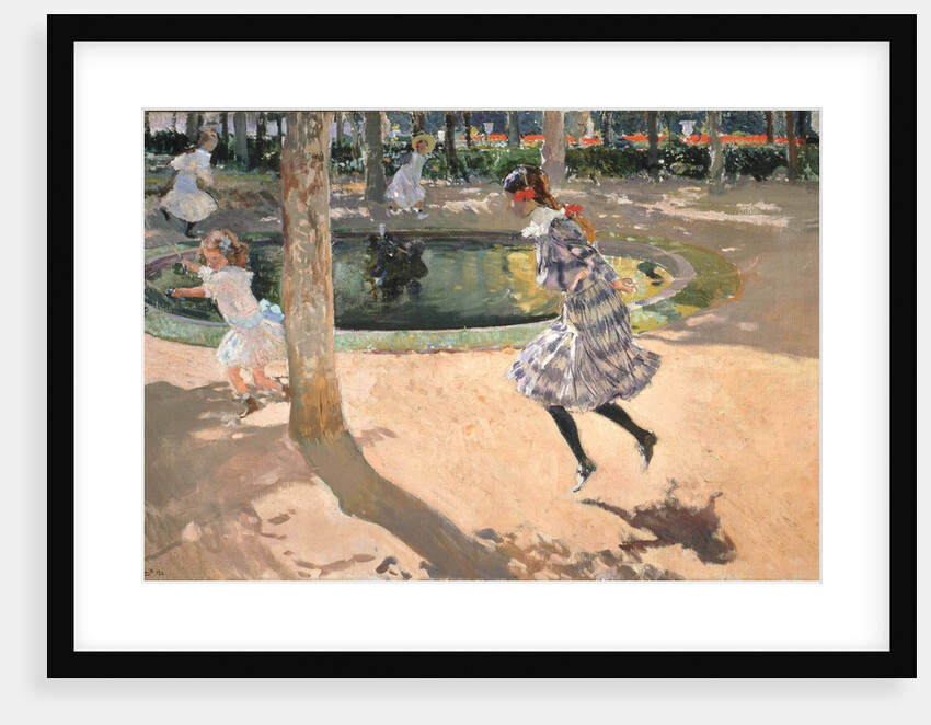 Skipping rope. La Granja, 1907 by Anonymous