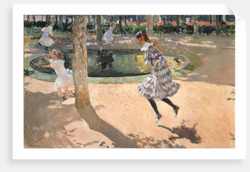 Skipping rope. La Granja, 1907 by Anonymous
