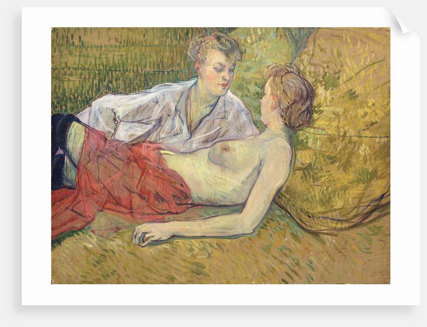 Les deux amies, 1895 by Anonymous