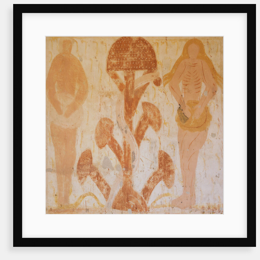 Temptation and Original Sin: Adam, Eve and the serpent, 12th century by Anonymous
