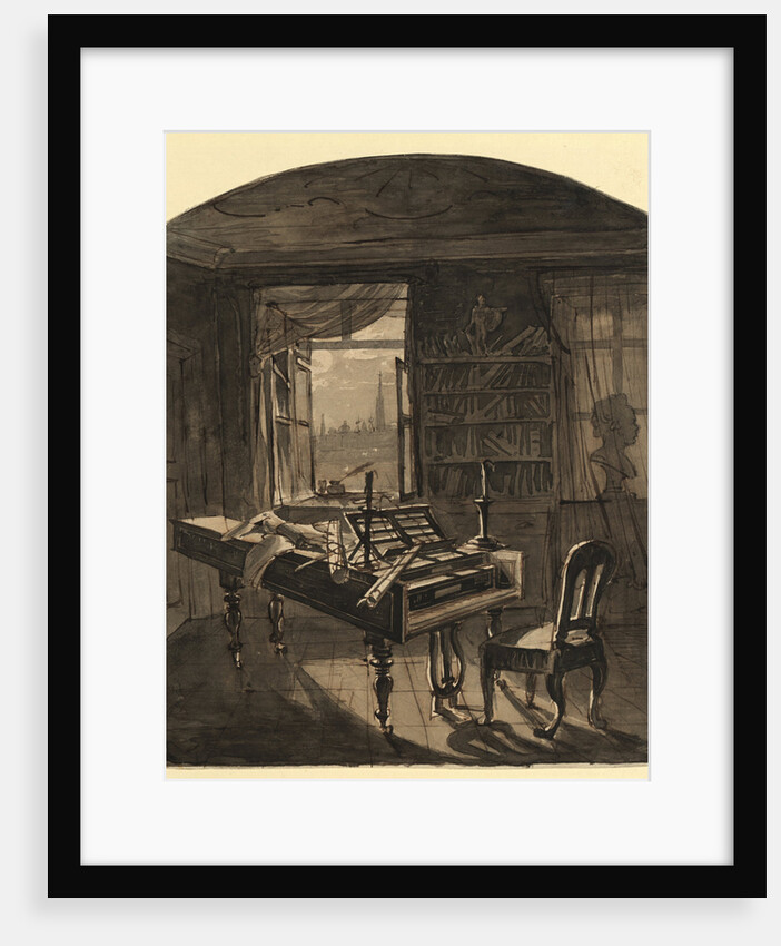 Beethovens Room, March 30, 1827, 1827 by Anonymous