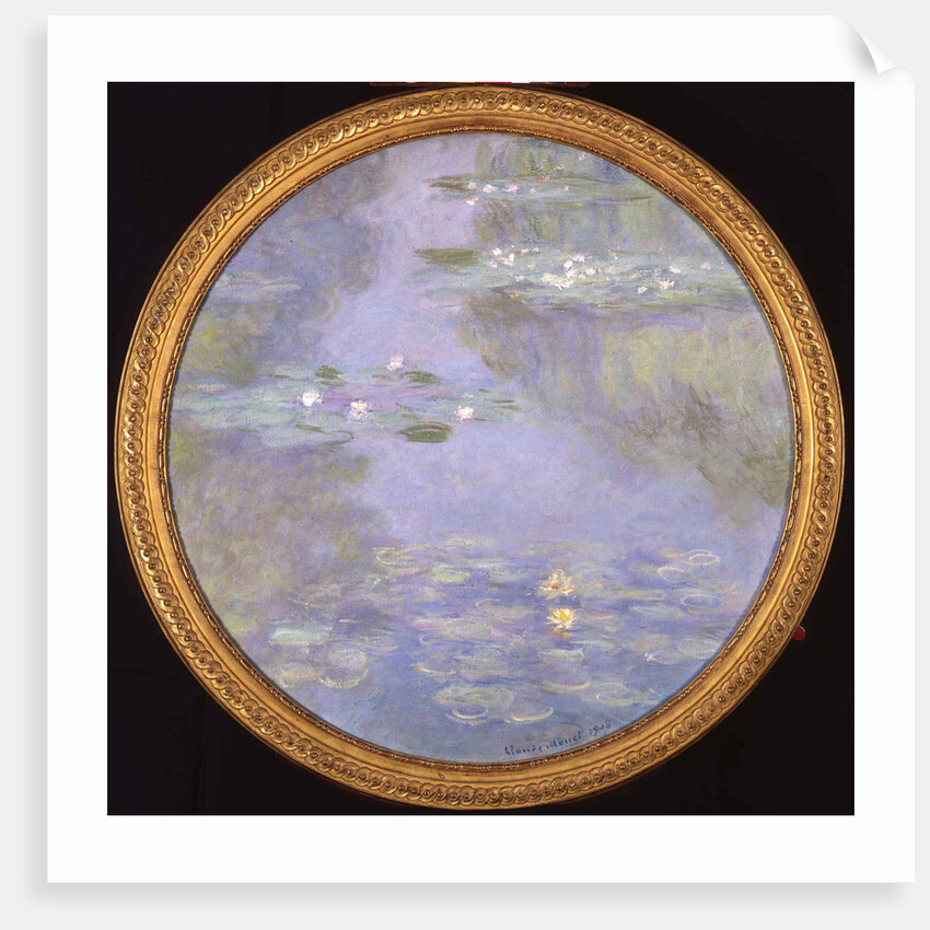 Nymphéas, harmonie bleue, 1908 by Anonymous