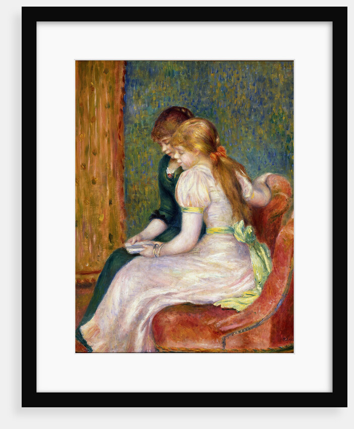 Jeunes filles lisant (Young girls reading), 1891 by Anonymous