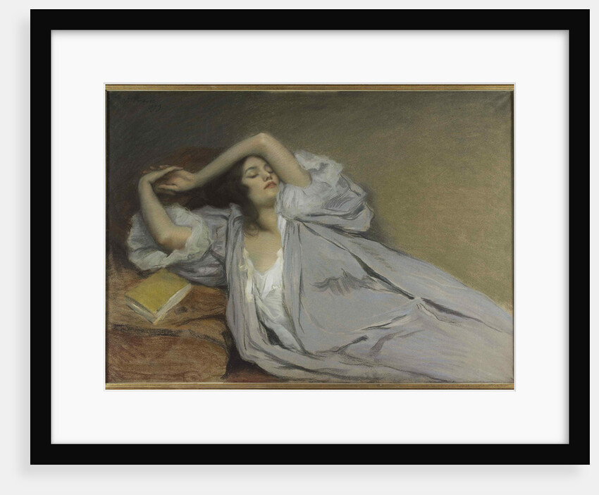 Femme étendue sur un divan, 1899 by Anonymous