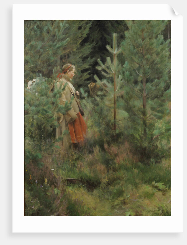Herdsmaid (Vallkulla), 1908 by Anonymous
