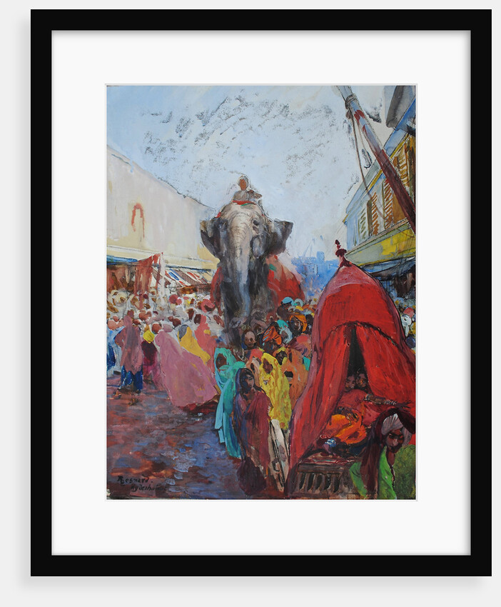 Howdah in Hyderabad, 1911 by Anonymous
