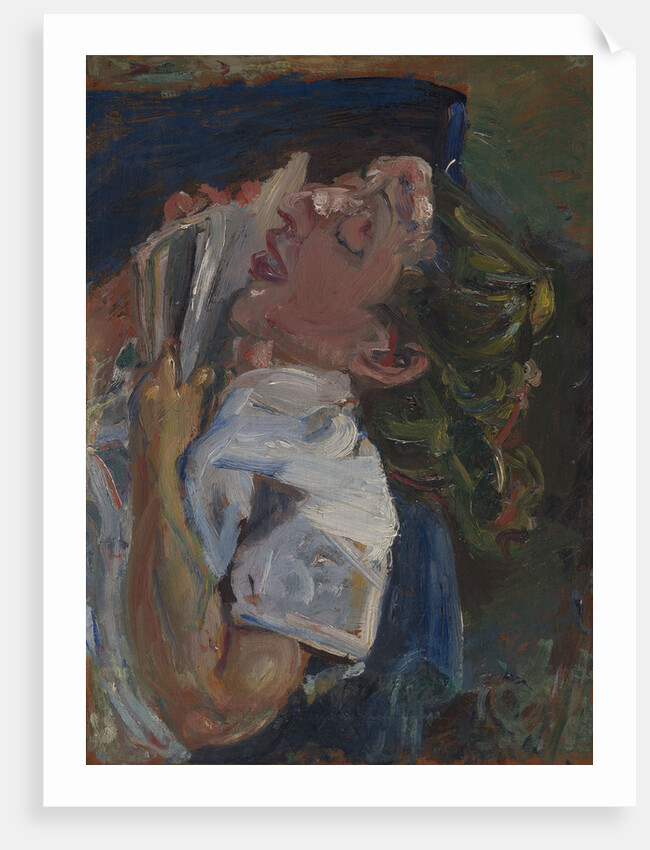 La liseuse endormie. Madeleine Castaing, ca 1937 by Anonymous