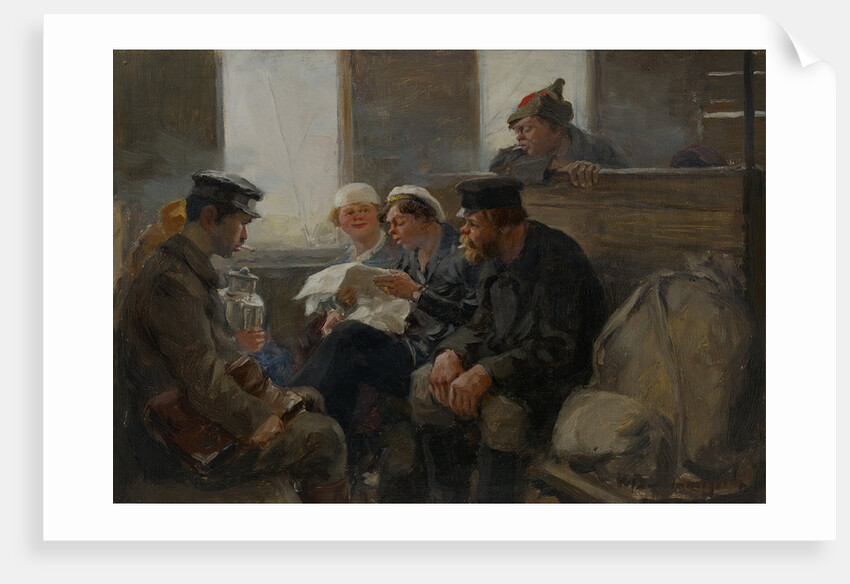 Group of Bolsheviks on a train, 1918-1923 by Anonymous