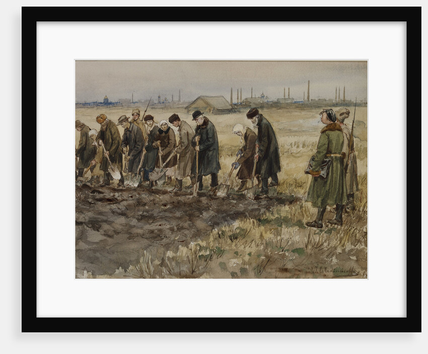 Hard labor for rich merchants, nobles and criminals during the years of revolution, 1919-1921 by Anonymous