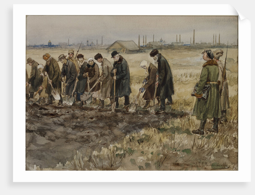 Hard labor for rich merchants, nobles and criminals during the years of revolution, 1919-1921 by Anonymous