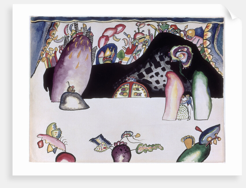 Aquarell für Violett (Bild II). (Aquarelle pour Violet (Tableau II), 1914 by Anonymous