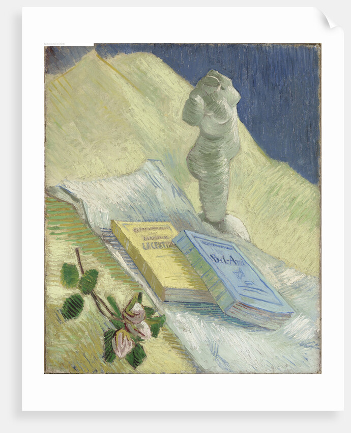 Still life with plaster statuette, 1887 by Anonymous