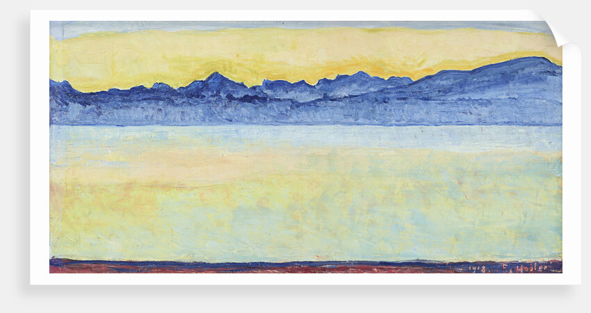 Lake Geneva early in the Morning, 1918 by Anonymous