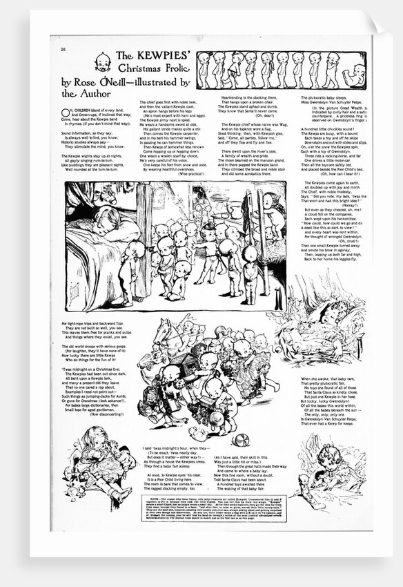 The Kewpies and the Little Browns, (first Kewpies cartoon) by Anonymous