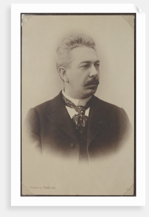 Portrait of the pianist and composer Pavel Augustovich Pabst, End of 1880s by Anonymous