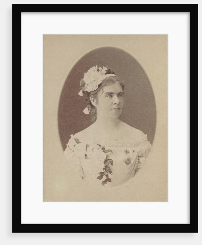 Portrait of the Singer Yelizaveta Lavrovskaya, 1890s by Anonymous