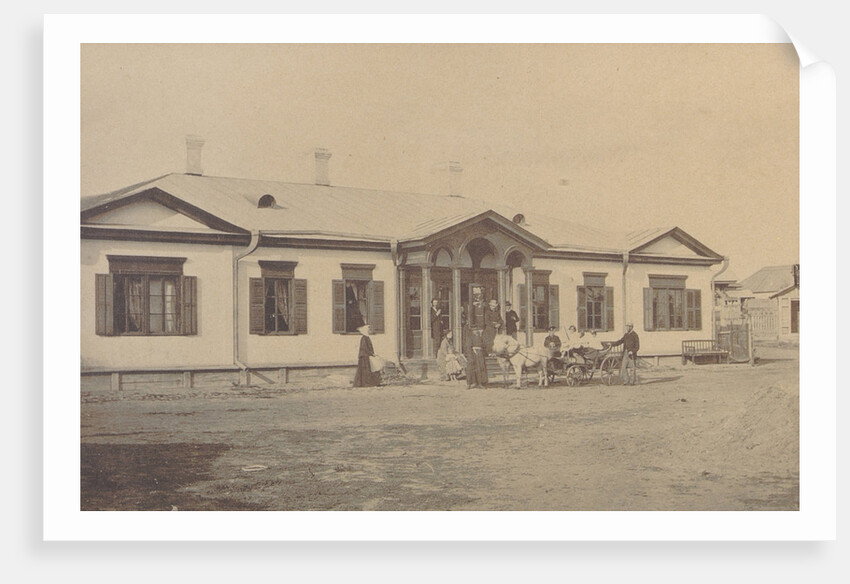 Pyotr Tchaikovsky with the Davydov Family in the Verbovka estate by Anonymous
