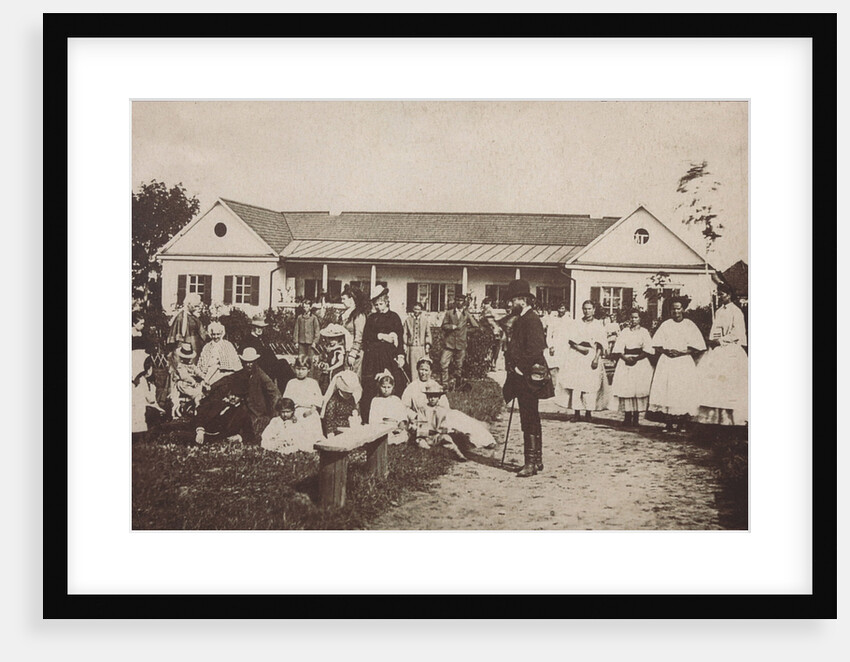 Pyotr Tchaikovsky with the Davydov Family in the Kamenka Estate, 1875 by Anonymous
