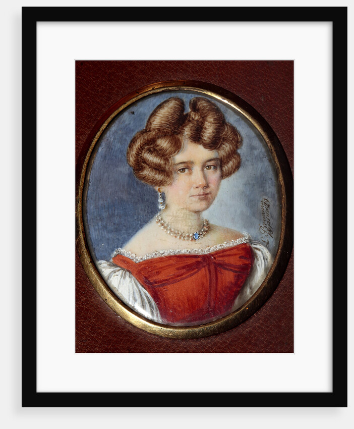 Portrait of Alexandra Andreyevna Tchaikovsky, née dAssier, 1829 by Anonymous