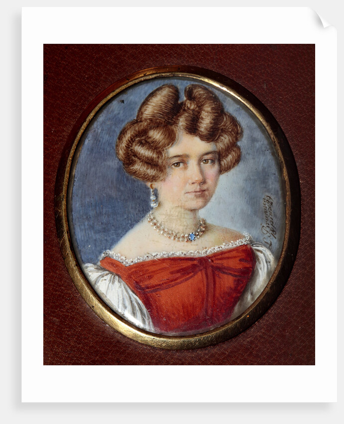 Portrait of Alexandra Andreyevna Tchaikovsky, née dAssier, 1829 by Anonymous