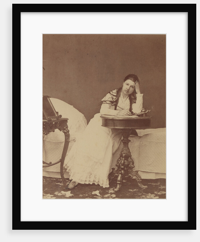 Portrait of the opera singer Maria Klimentova-Muromtseva as Tatiana in opera Eugene Oneg by Anonymous