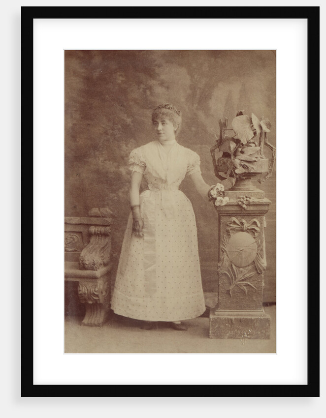 Portrait of the opera singer Nina Alexandrovna Friede as Olga in opera Eugene Onegin by Anonymous