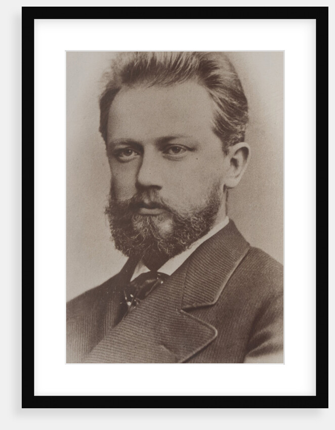 Portrait of the composer Pyotr Ilyich Tchaikovsky, 1874 by Anonymous