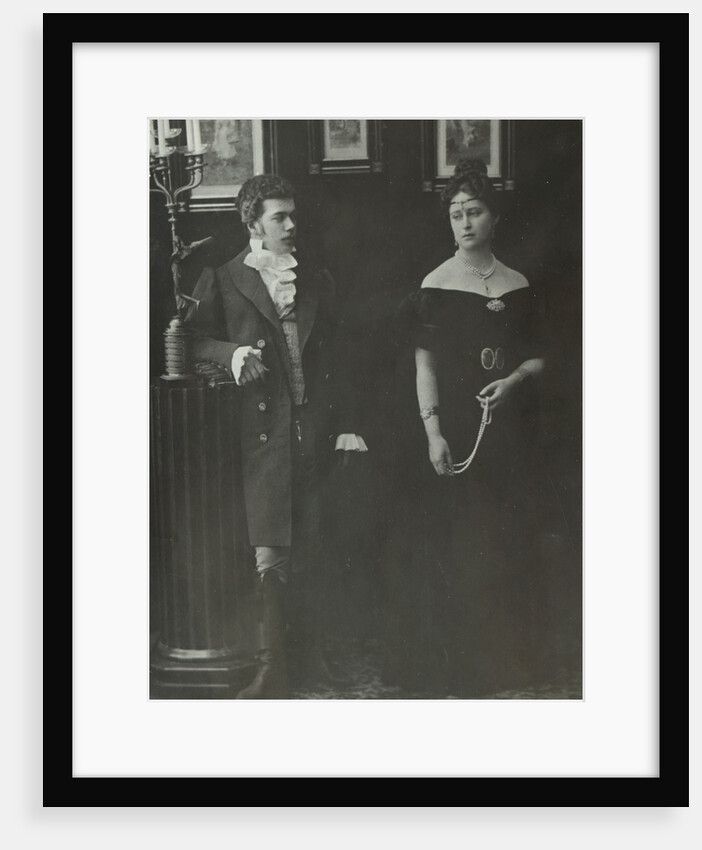 Emperor Nicholas II and Grand Duchess Elizabeth Fyodorovna by Anonymous