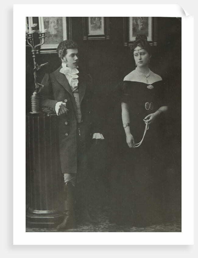 Emperor Nicholas II and Grand Duchess Elizabeth Fyodorovna by Anonymous