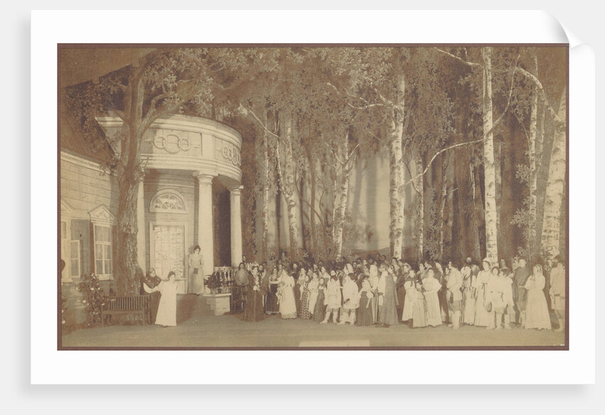 Scene from the opera Eugene Onegin by Pyotr Tchaikovsky at the Mariinsky Theatre in Saint Petersburg by Anonymous