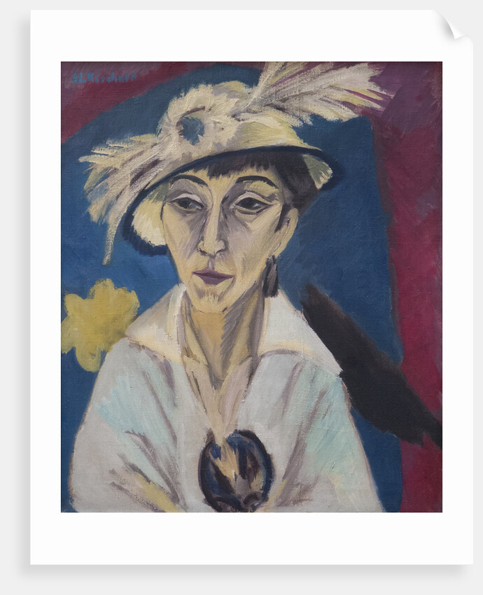 Portrait of Erna Schilling (Lady with Hat), 1913 by Anonymous