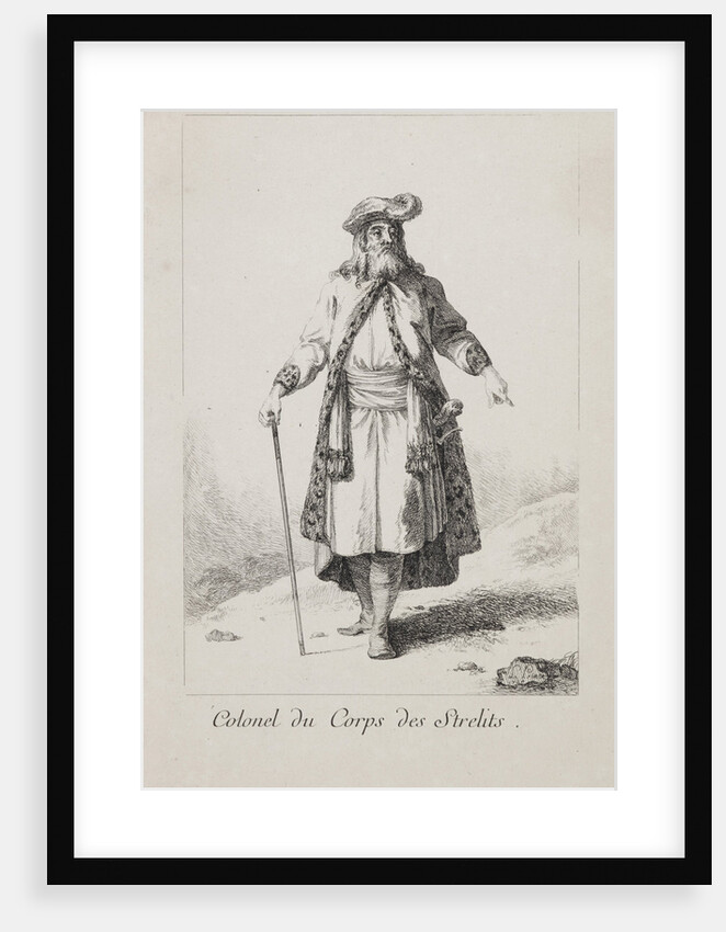 Colonel of the Streltsy regiment, 1764 by Anonymous