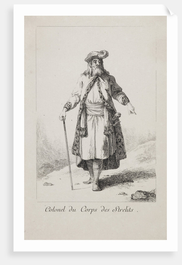 Colonel of the Streltsy regiment, 1764 by Anonymous