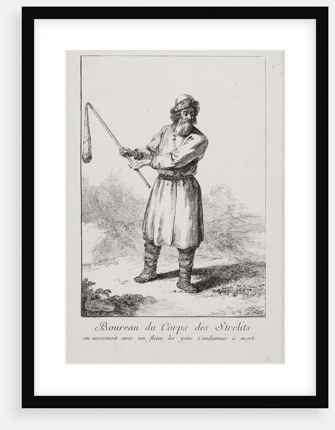 Executioner of the Streltsy regiment, 1764 by Anonymous