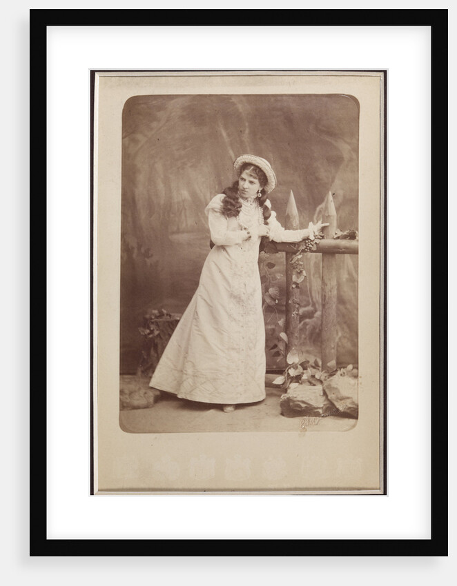 Portrait of the actress Maria Gavrilovna Savina, Early 1880s by Anonymous