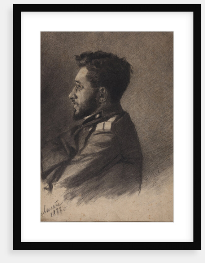 Portrait of the author Vsevolod Mikhailovich Garshin, 1877 by Anonymous