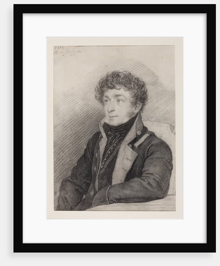 Portrait of the Poet Konstantin Nikolayevich Batyushkov, 1815 by Anonymous