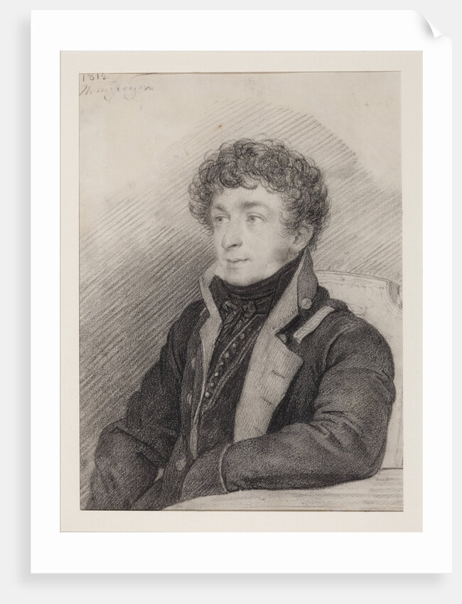 Portrait of the Poet Konstantin Nikolayevich Batyushkov, 1815 by Anonymous