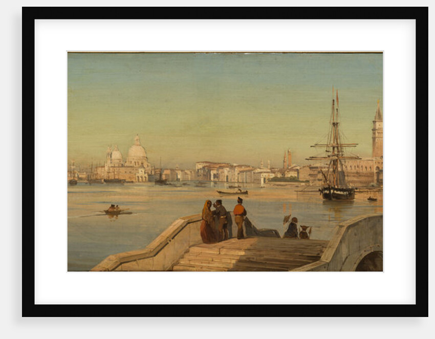 Venice, Panorama from the bridge, 1858 by Anonymous