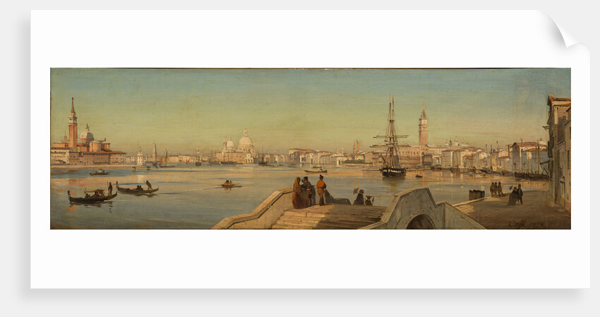 Venice, Panorama from the bridge, 1858 by Anonymous