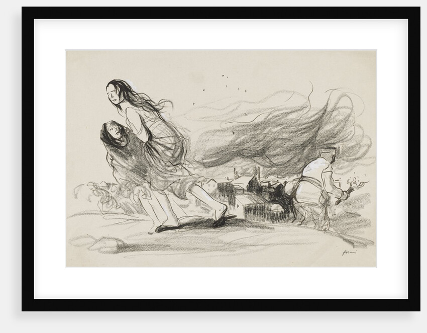 They Are Burning Everything - They must be about to Retreat, c. 1919 by Jean Louis Forain