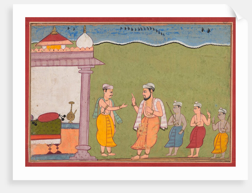 Vasudeva Meets Nanda from a Bhagavata Purana, 1610 by Unknown