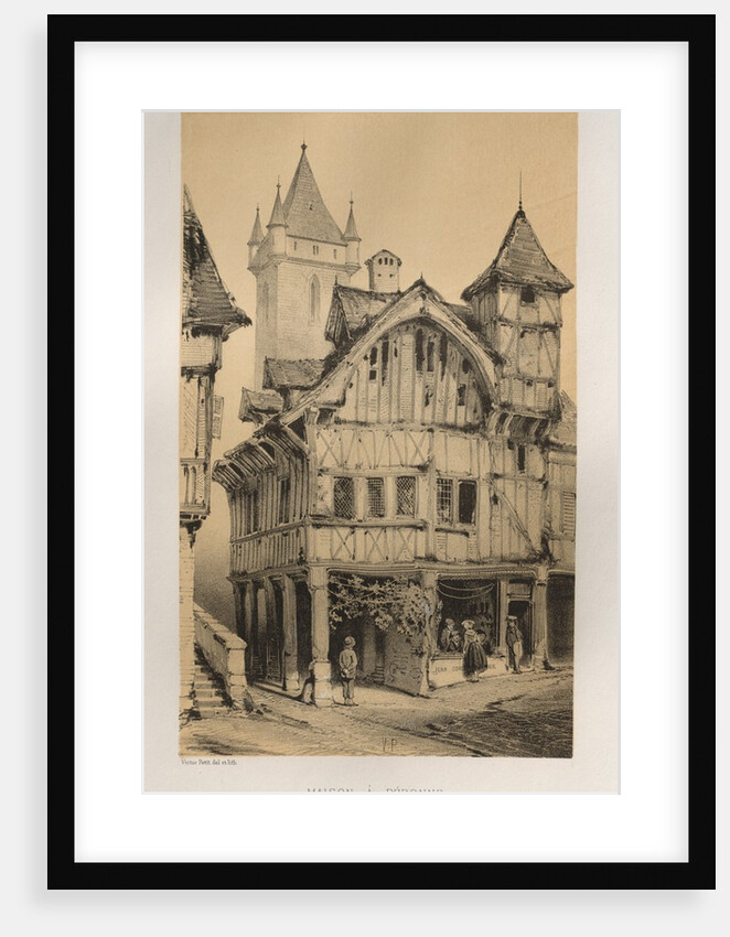 …Pl. 27, Maison A Peronne, published 1860 by Victor Petit